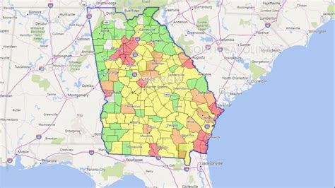 georgia power outage map today